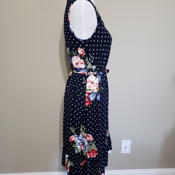 Navy wrap dress - Picture 6 of 6